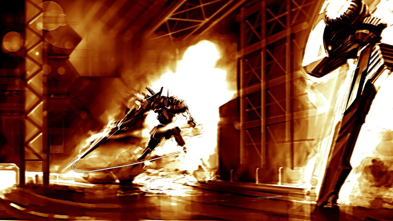 illuminated, 1080P, nature, Armored Core, game, digital, architecture, motion, stage, day, shadow, one person, indoors, sunlight, wood - material