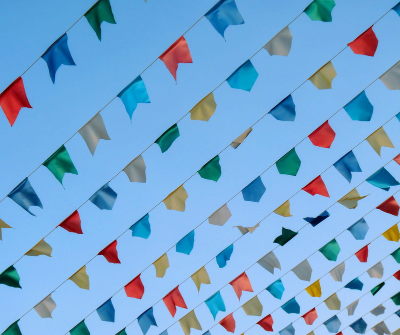 lot, feast, creativity, full frame, decoration, art and craft, pennant, shape, group, colour, collection, triangle shape, flag, low angle view, hanging