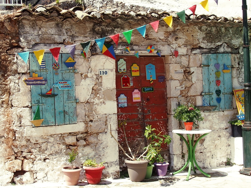flower, nature, window, building, Wall, funny, old, port, stone wall, facade, flowering plant, Pennants, wall - building feature, shutters, house, growth