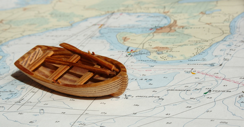 miniature, 2K, exploration, travel, travel destinations, chart, document, dinghy, close-up, brown, model ship, maritim, paper, planning, selective focus