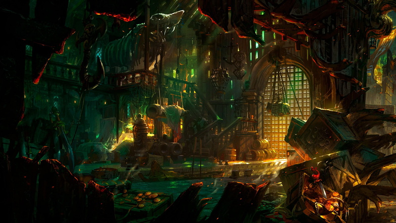 fantasy art, 1080P, art, bilgewater, fantasy