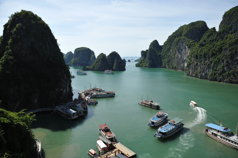 day, rock formation, rock, 4K, rock - object, transportation, thailand, tranquil scene, sea, travel, scenics - nature, formation, bay, nature, outdoors