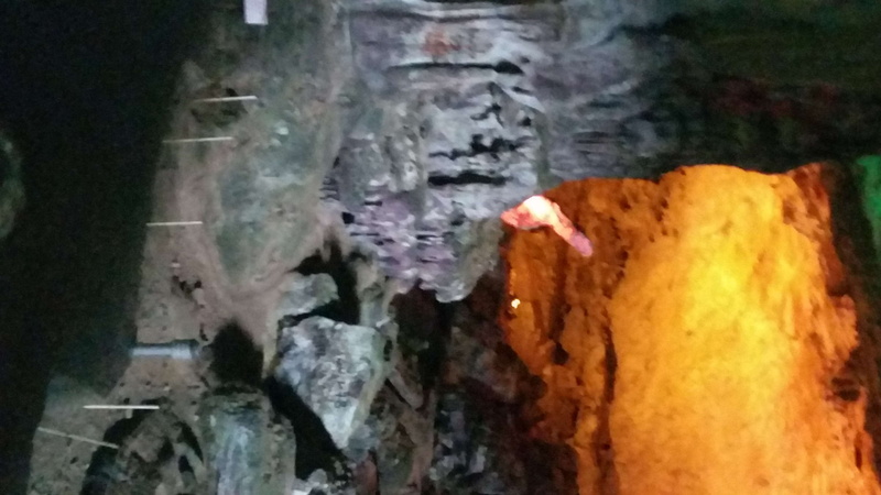 aggression, halong bay, heat - temperature, fire, day, burning, architecture, cave, ha long bay, textured, rock, geology, water, motion, rock - object