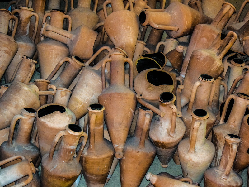 day, Shipwreck, 4K, in a row, bottle, pottery, brown, antique, large group of objects, cultures, ayia napa, still life, collection, old-fashioned, retail