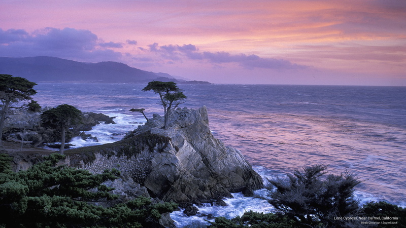 california, Beaches, carmel, 2K, near, lone, cypress