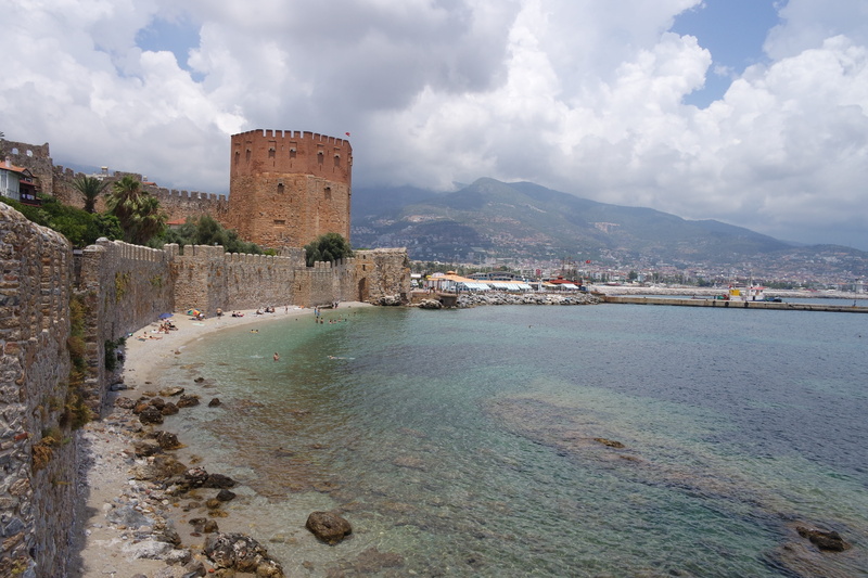 travel destinations, 5K, nature, fort, no people, built structure, water, fortress, city, mountain, travel, cloud - sky, old, the past, land, outdoors