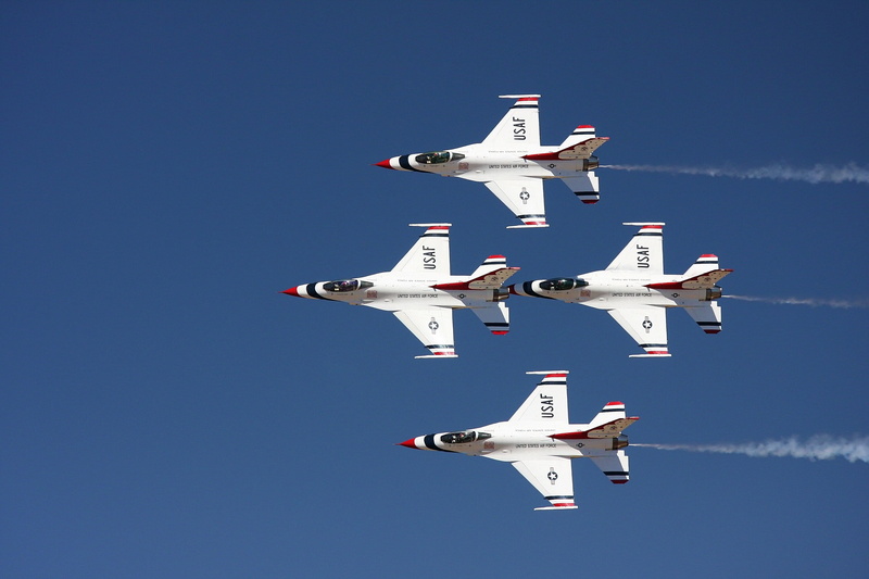 mode of transportation, teamwork, sky, blue, fighter jets, air vehicle, aircraft, army, plane, aerobatics, air show, on the move, air force, fighter aircraft