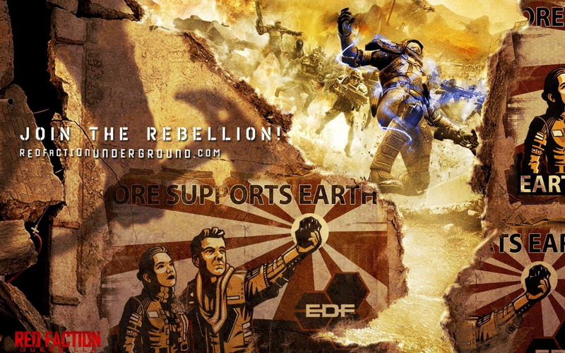combat, fighting, sci-fi, weapon, shooter, fps, battle, faction, action, red, poster, warrior, 1redfaction, 1080P, gun