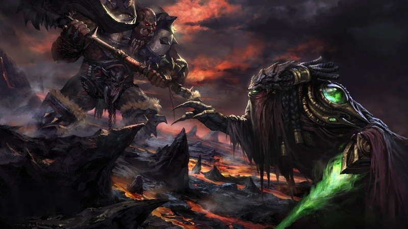 Zeratul, architecture, smoke - physical structure, creativity, no people, demon - fictional character, art and craft, flame, fire, Orcs, aggression, fire - natural phenomenon