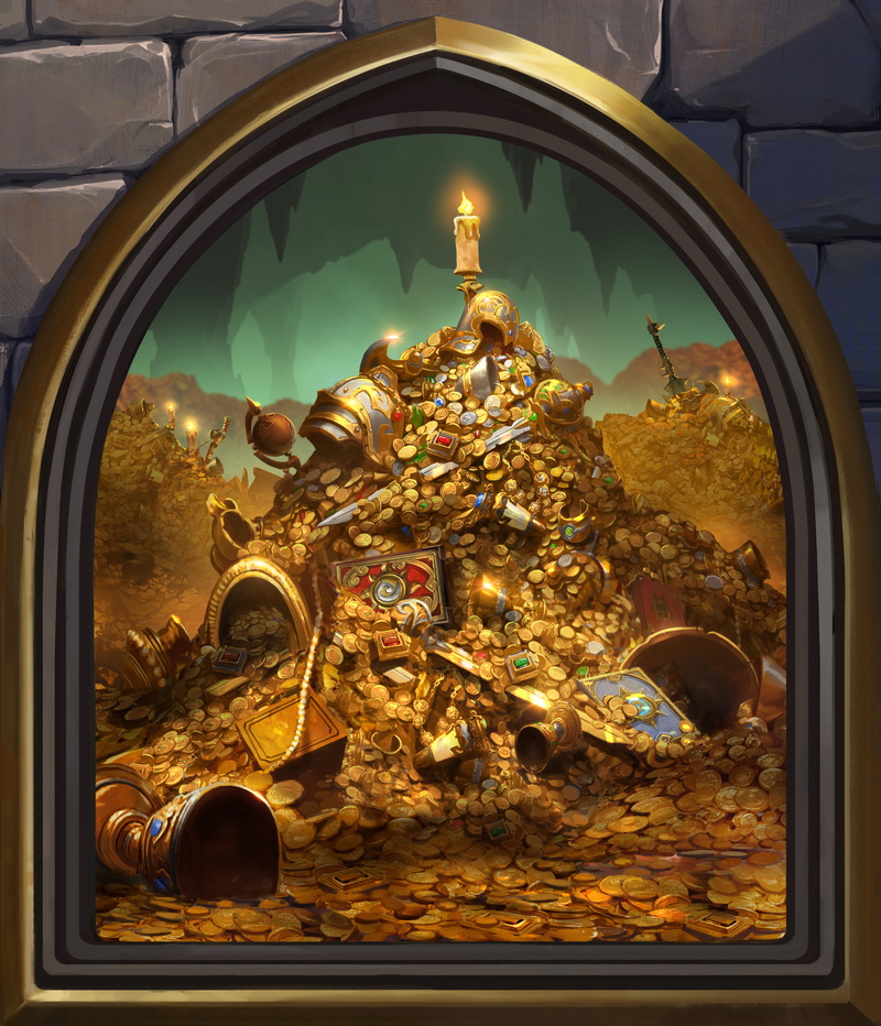 video games, place of worship, statue, representation, indoors, spirituality, belief, day, architecture, building, 2K, Hearthstone: Heroes of Warcraft