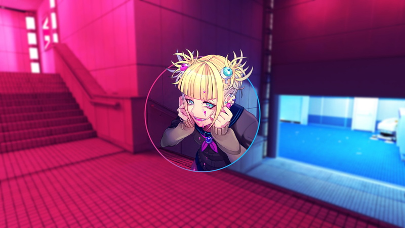 Mirrors Edge  Boku no Hero Academia  landscape  anime  manga  Himiko Toga  render in shapes  blurred, 1080P