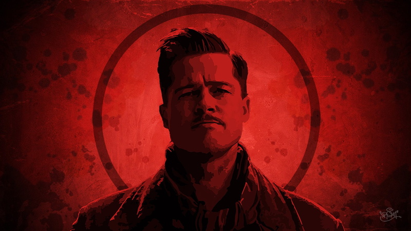 basterds, drama, war, wwll, pitt, military, adventure, inglourious, 1080P