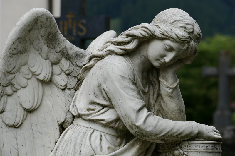 introspective, rock carving, grave, column, sad, creativity, spirituality, 5K, guard, representation, leaning, angel, day, religion, craft, human representation
