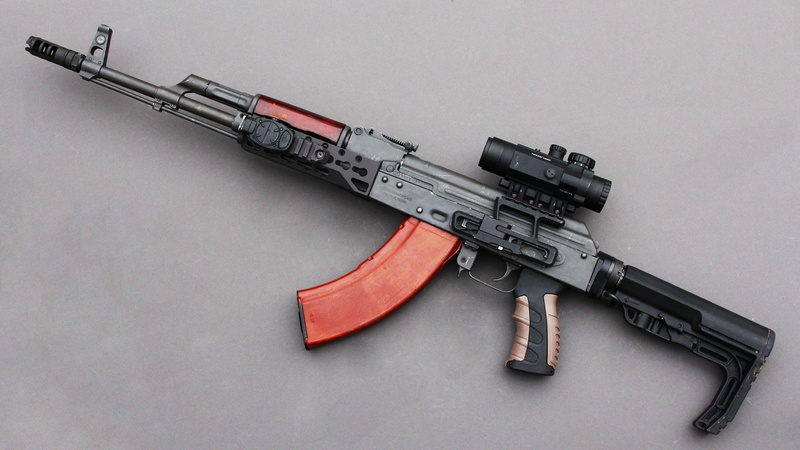 machine, Kalash, tuning, AKM, AK-47, assault Rifle, 1080P, custom, Kalashnikov
