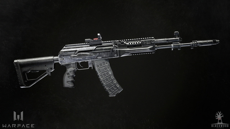 weapon, Warface, Blackwood games, AK 12, gun, render, rendering, Kalashnikov, 1080P, Varfeys, weapons, assault Rifle