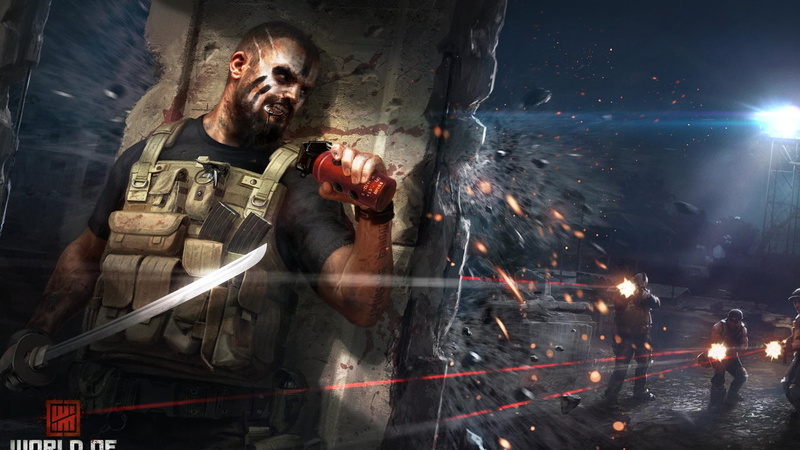 shooter, 1080P, mercenary, wall, first, hd, sword, mercenaries, world, video games, paper, person, game