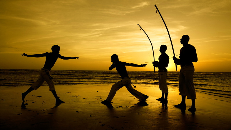 capoeira, Ceará, Jericoacoara, 1080P, beach, martial arts, Brazil