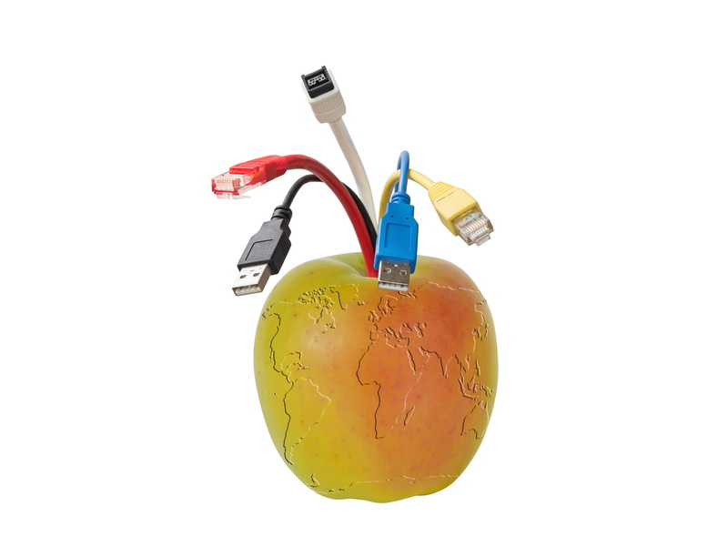 white background, firewire, equipment, global, red, copy space, network, no people, plastic, the globe, access, the internet, updating, ethernet, earth