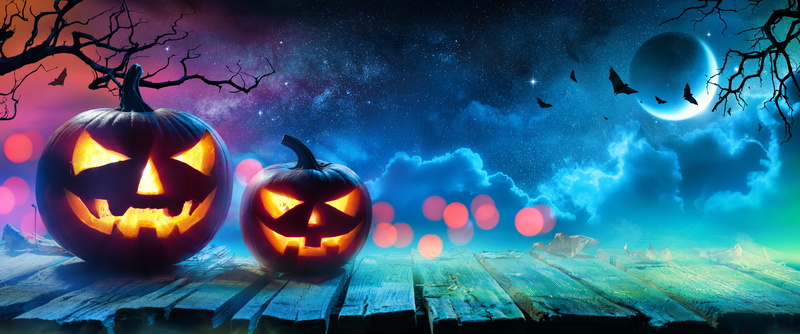 Holiday, Jack-o-lantern, Halloween, 8K