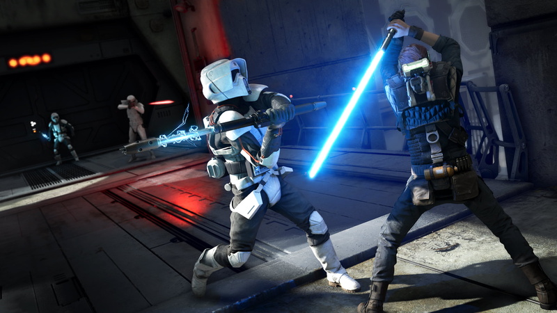 Cal Kestis, Lightsaber, Stormtrooper, Scout Trooper, Star Wars, 2K, Star Wars Jedi: Fallen Order