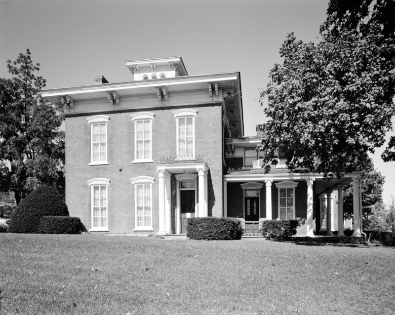 residential district, building, plant, lawn, nature, residential Building, house, vintage, land, waterloo, russell, architecture, outdoors, Rensselaer Russell House