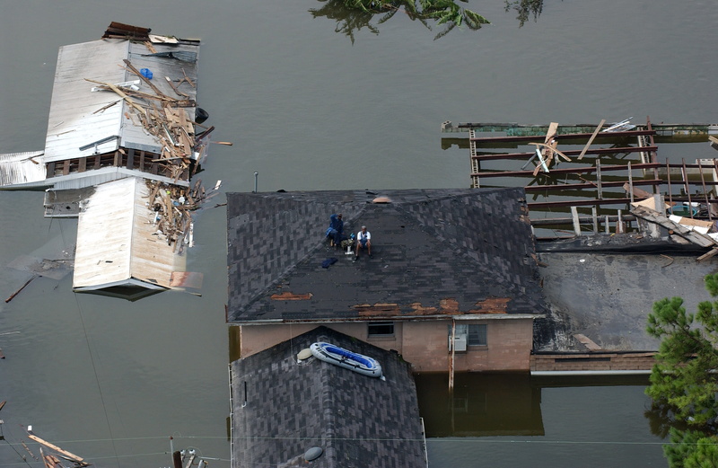 new orleans, outdoors, New Orleans, katrina, tree, houses, hurricane, Louisiana, mode of transportation, water, no people, nautical vessel, Louisiana, new