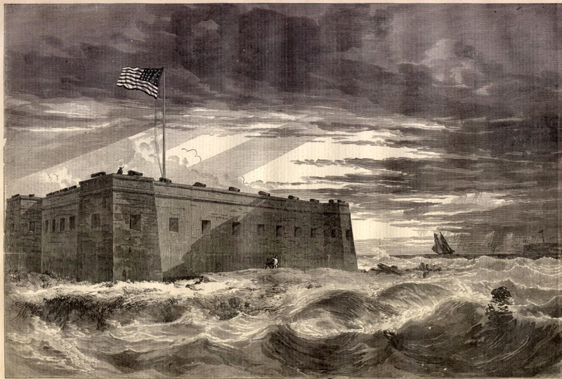 site, civil, no people, water, civil war, outdoors, rosa, American Civil War, flag, built structure, day, sky, architecture, battle, patriotism, public domain