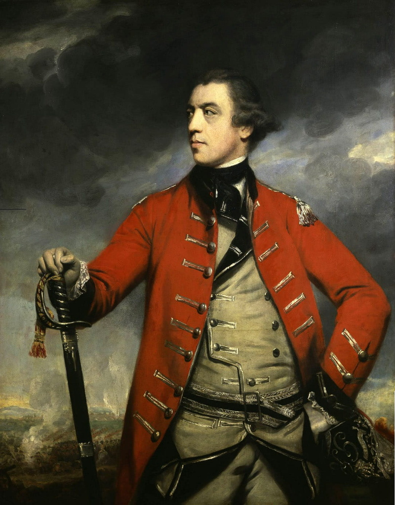 adult, mature adult, burgoyne, front view, john, three quarter length, painting, Portrait, men, Saratoga, people, commander, only men, John Burgoyne, soldier