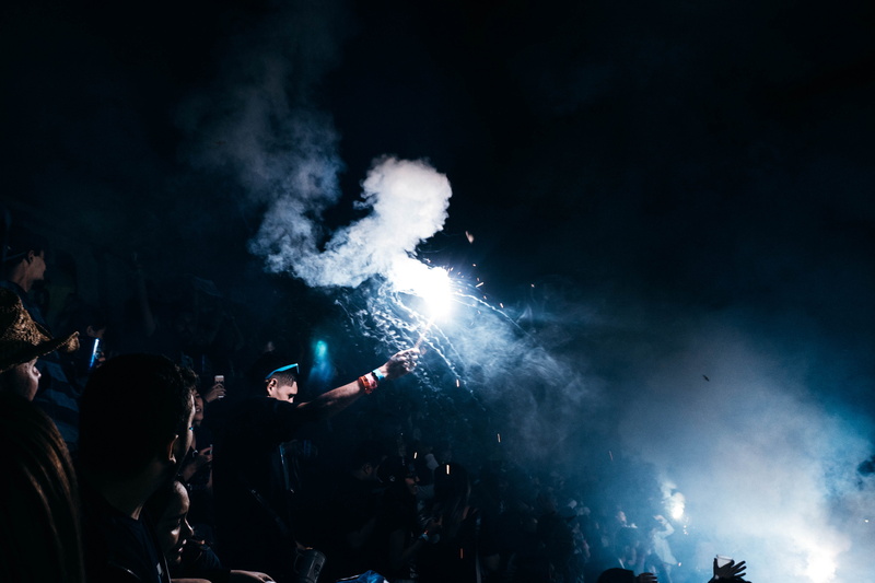 smoke, event, activity, motion, playing, dark, group of people, person, arts culture and entertainment, smoke - Physical Structure, burning, celebration