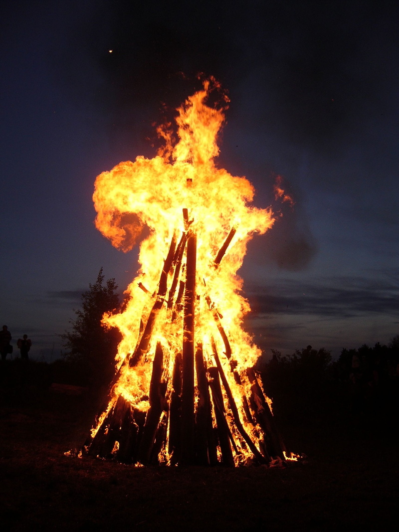 motion, wood, red, 1080P, nature, exploding, burning, field, outdoors, smoke - Physical Structure, land, wood - material, log, fire - Natural Phenomenon
