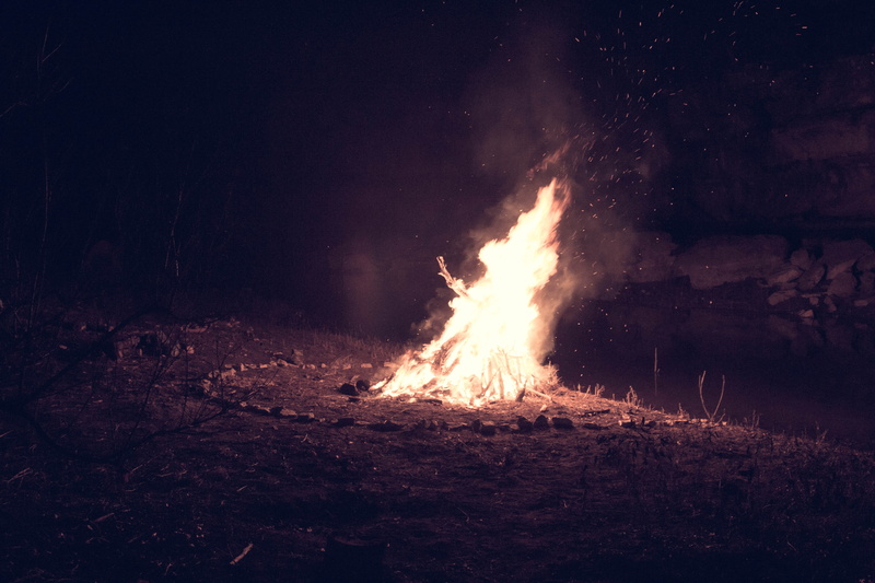 wood - material, land, flame, wood, fireplace, night, campfire, smoke - Physical Structure, motion, camping, burning, no people, inferno, log, long exposure
