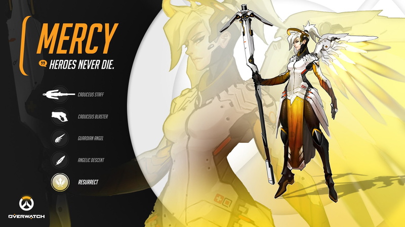 overwatch, video, 1080P, mercy, entertainment, video games, games, blizzard, blizzard entertainment