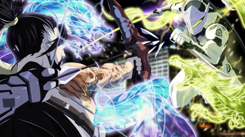 Video Game, Hanzo (Overwatch), 1080P, Genji (Overwatch), Hanzo Shimada, Overwatch, Genji Shimada
