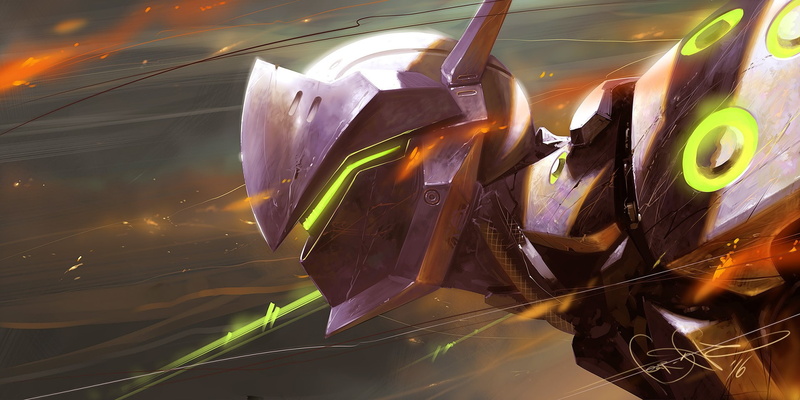 Genji (Overwatch), Blizzard Entertainment, Genji Shimada, 1080P, Overwatch