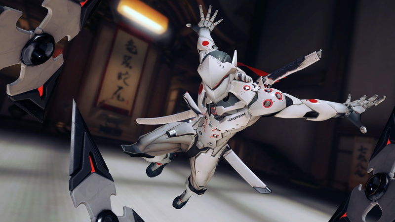 art and craft, Overwatch, representation, animal, no people, Genji Shimada, choice, Genji (Overwatch), 1080P, hanging, technology, white color, day, focus on foreground