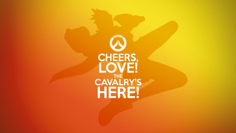 Overwatch, Lena Oxton, Tracer (Overwatch), Blizzard Entertainment, xtrmag (Author), video games, 1080P, logo