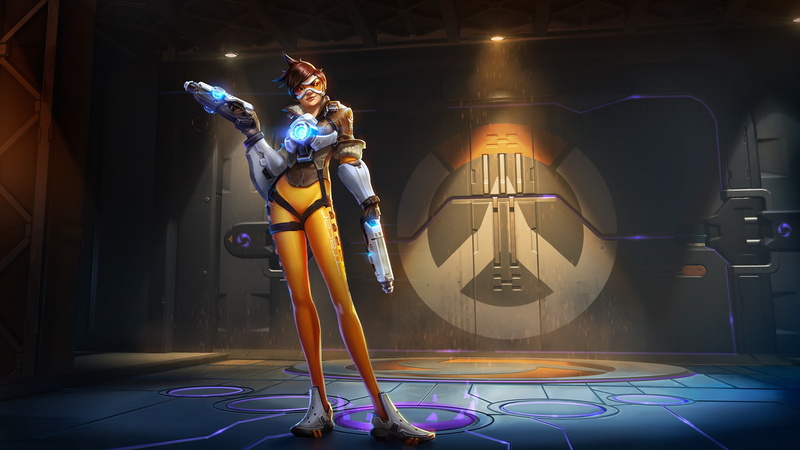 Overwatch, tracer, Blizzard Entertainment, 1080P, Lena Oxton, Tracer (Overwatch)