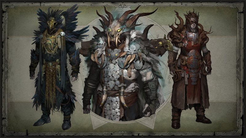 1080P, Druid, concept art, digital art, video games, video game art, PC gaming, diablo iv, Video Game Horror, diablo 4, dark fantasy, fantasy art, Blizzard Entertainment