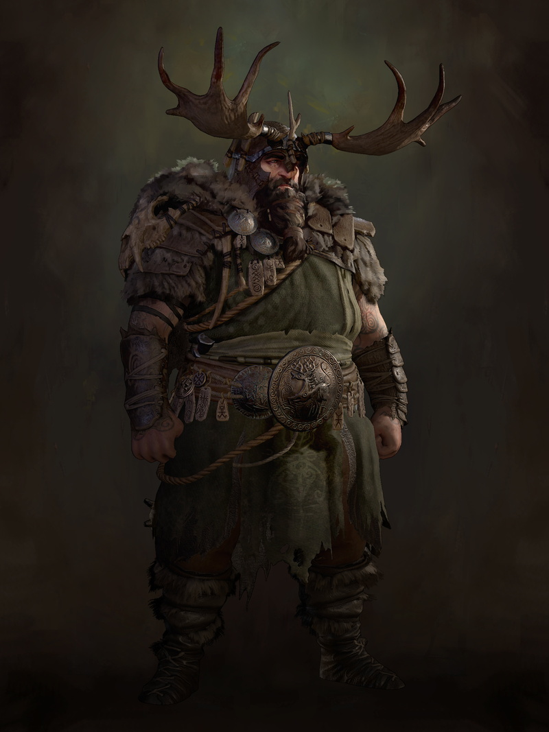 PC gaming, Blizzard Entertainment, video games, diablo iv, concept art, Diablo, 8K, video game art, Video Game Horror, diablo 4, Druid, fantasy art, dark fantasy