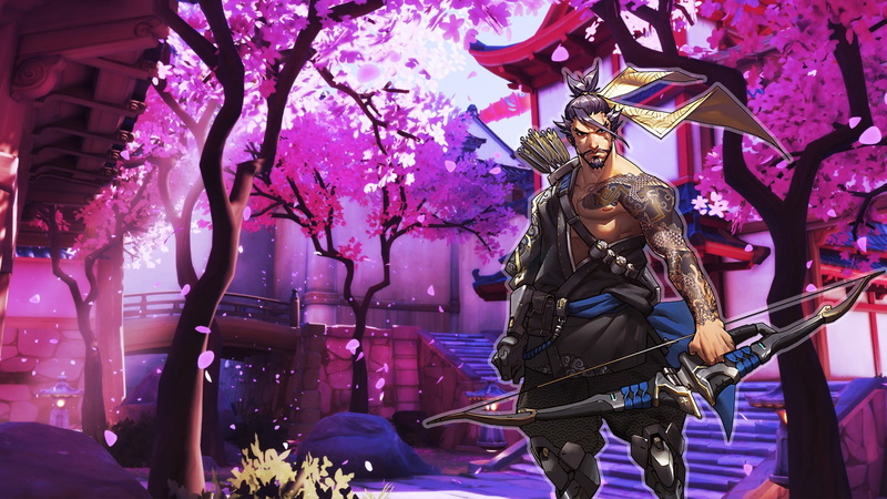 flower, pink color, one person, outdoors, arrow, flowering plant, tree, livewirehd (Author), Blizzard Entertainment, 1080P, art and craft, creativity