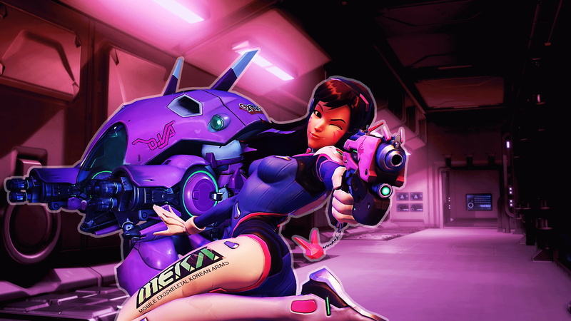 video games, adult, front view, music, women, D.Va (Overwatch), three quarter length, 1080P, young men, occupation, young women, Blizzard Entertainment