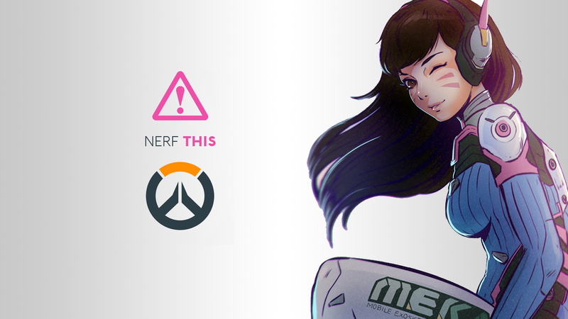 video games, logo, Overwatch, 1080P, DXHHH101 (Author), D.Va (Overwatch), Blizzard Entertainment, Hana Song