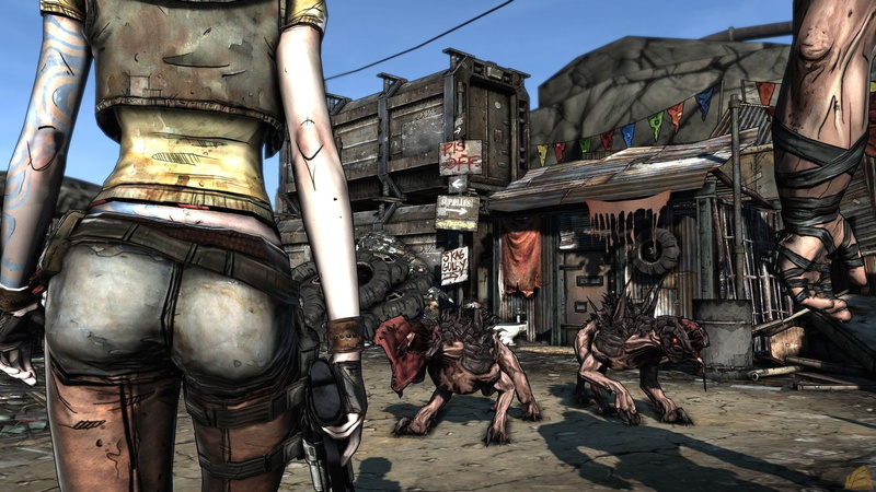 1080P, Borderlands, Fyrestone, Skag, Lilith, brick