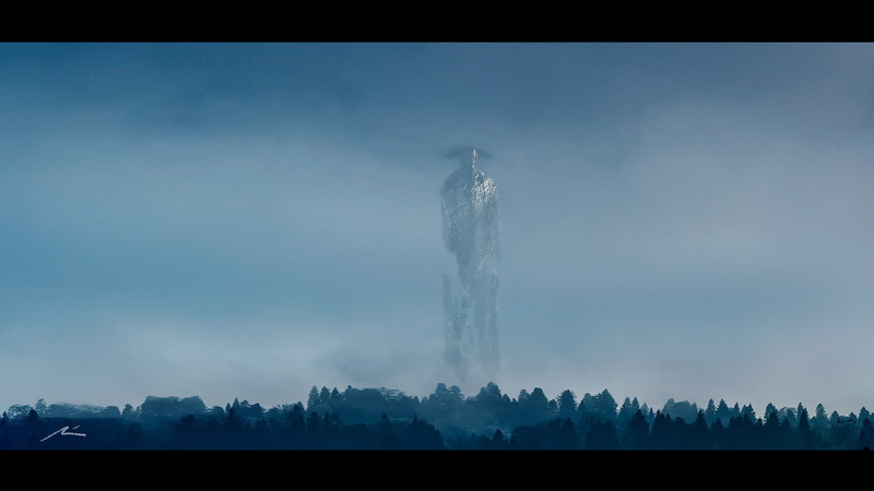 beauty in nature, smoke - physical structure, scenics - nature, sky, environment, landing, day, landscape, architecture, outdoors, spraying, fountain, terra nova