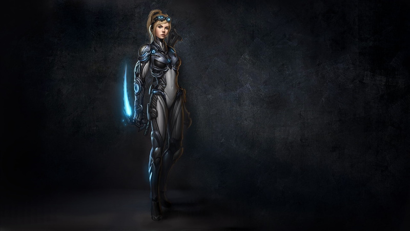 starcraft, mystery, dark, one person, creativity, 1080P, video games, full length, young adult, horror, silver colored, adult, human body part, fantasy