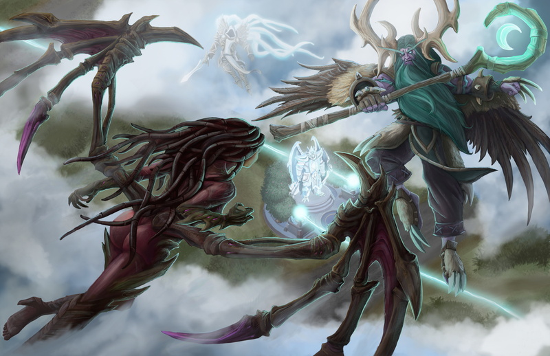 Tyrael, Archangel of Justice, Malfurion, 4K, Heroes of the Storm, diablo, warcraft, sarah kerrigan, starcraft
