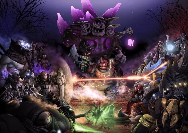 barbarian, Thrall, starcraft, Demon Hunter, Wandering Barbarian, diablo, murky, Valla, Sylvanas, Jaina Proudmoore, warcraft, Sonya, Tyrande, Johanna, sarah kerrigan
