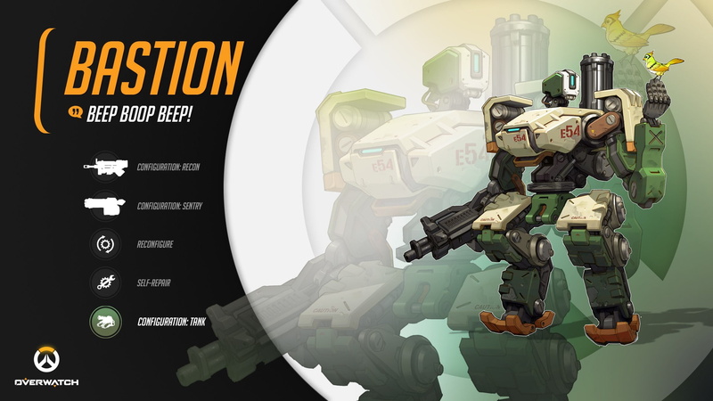 beep, overwatch, video, bastion, entertainment, blizzard entertainment, boop, blizzard, 1080P, games, photo, video games