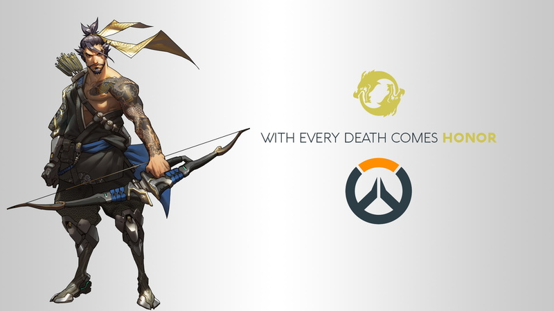 Hanzo Shimada, logo, Hanzo, video games, 1080P, Overwatch, DXHHH101 (Author), Blizzard Entertainment