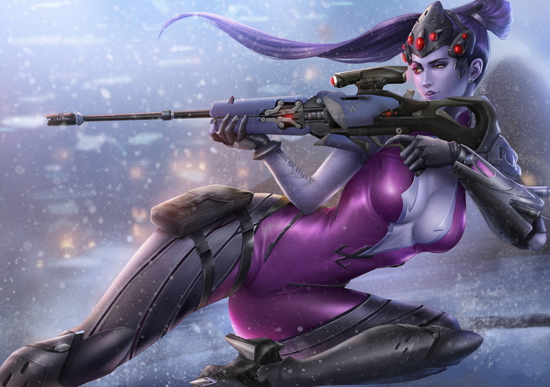 1080P, Amélie Lacroix, video games, artwork, Overwatch